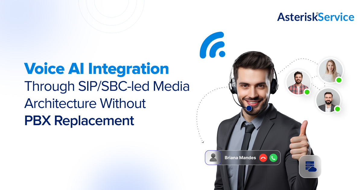 Voice AI Integration Through SIP/SBC-led Media Architecture Without PBX Replacement